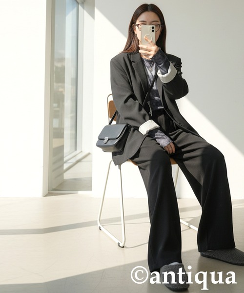 antiqua（アンティカ） スウェットパンツ ジャージ 裏毛 ワイド