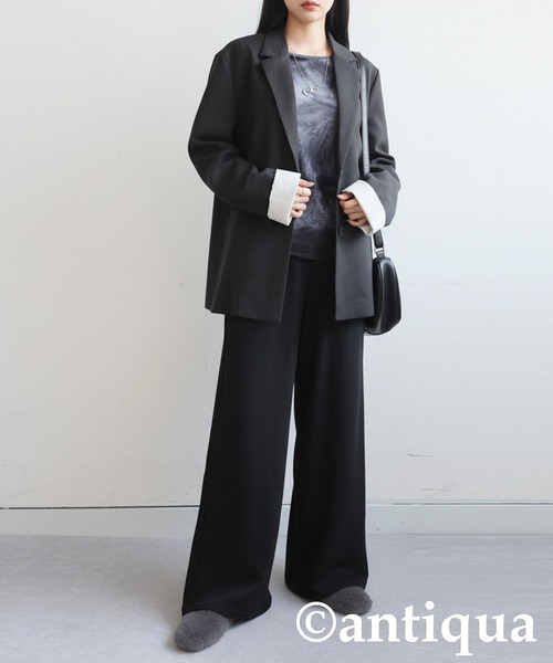 antiqua（アンティカ） スウェットパンツ ジャージ 裏毛 ワイド