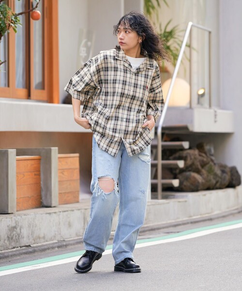「U.S. POLO ASSN.」 半袖シャツ SMALL ベージュ メンズ_画像8