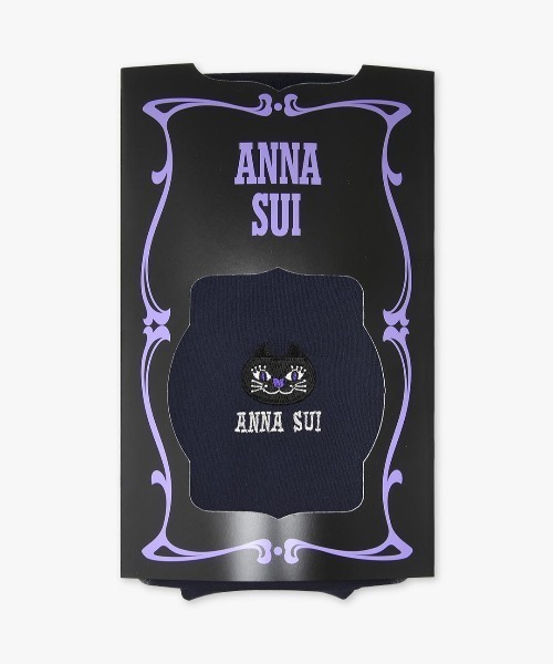 ANNA SUI（アナスイ） タイツ ワンポイントロゴ刺繍タイツ レディース