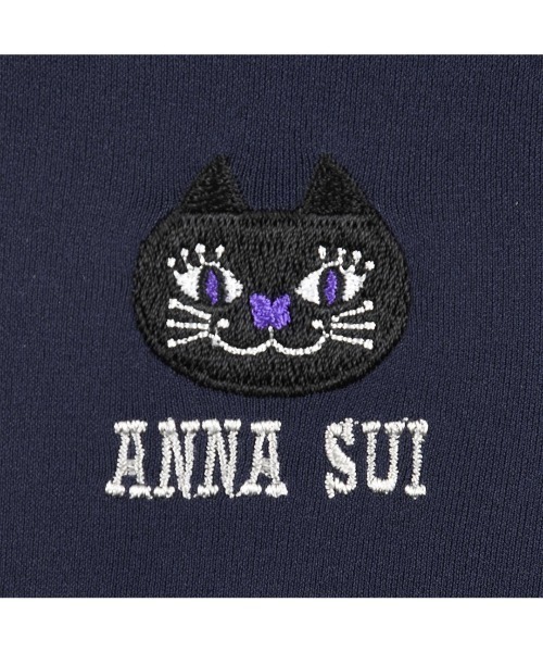 ANNA SUI（アナスイ） タイツ ワンポイントロゴ刺繍タイツ レディース