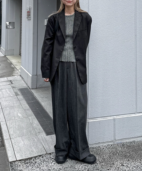 「feepur」 ノースリーブトップス MEDIUM アイボリー レディース_画像5