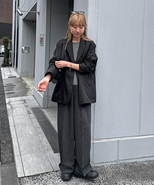 「feepur」 ノースリーブトップス MEDIUM アイボリー レディース_画像6