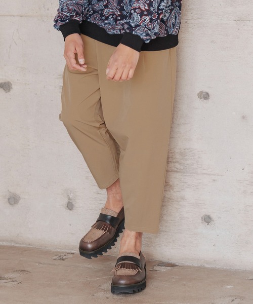 「CAMBIO」 イージーパンツ S ブラック メンズ_画像2