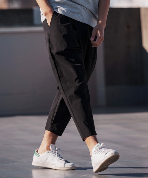 「CAMBIO」 イージーパンツ S ブラック メンズ_画像7