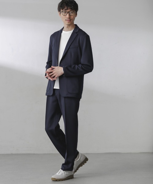 新品未使用nano universe ネイビー ジャケットセットアップXLサイズ NANO universe（ナノ・ユニバース） セットアップ X-LARGE ネイビー