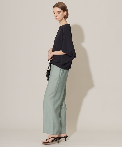 「ICB」 7分袖ブラウス MEDIUM ホワイト レディース_画像6