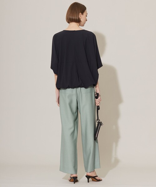 「ICB」 7分袖ブラウス MEDIUM ホワイト レディース_画像7