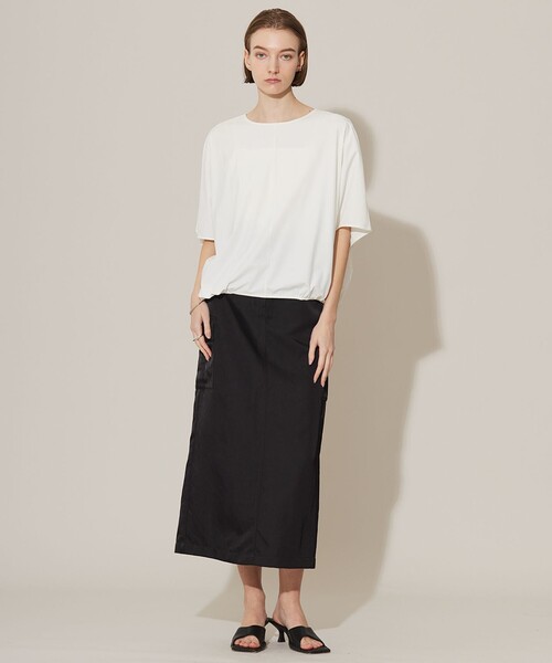 「ICB」 7分袖ブラウス MEDIUM ホワイト レディース_画像8