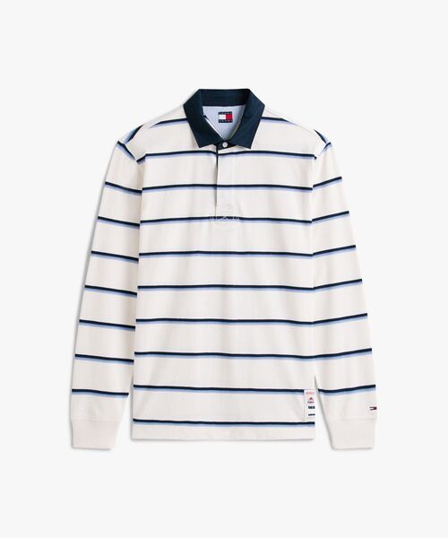 TOMMY JEANS（トミー・ジーンズ） ポロシャツ リラックスウーブン
