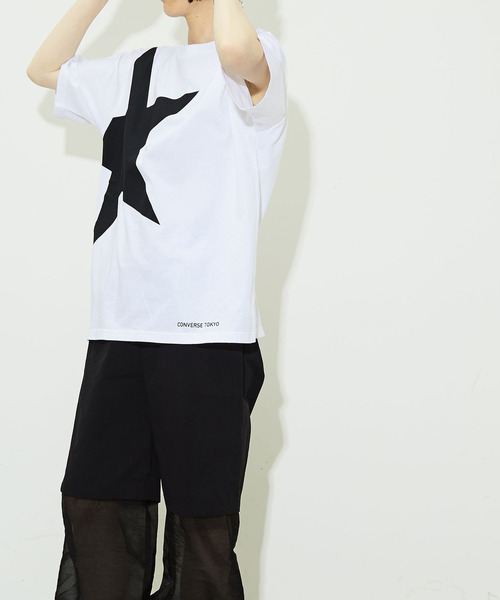 「CONVERSE TOKYO」 半袖Tシャツ FREE ブルー レディース_画像2