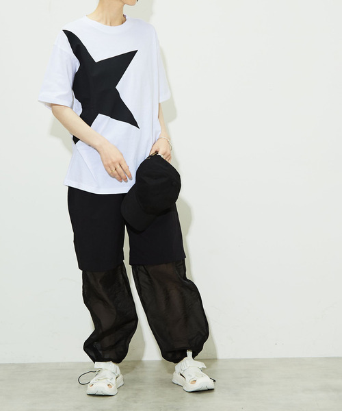 「CONVERSE TOKYO」 半袖Tシャツ FREE ブルー レディース_画像3