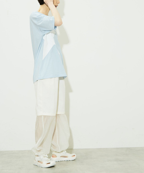 「CONVERSE TOKYO」 半袖Tシャツ FREE ブルー レディース_画像7