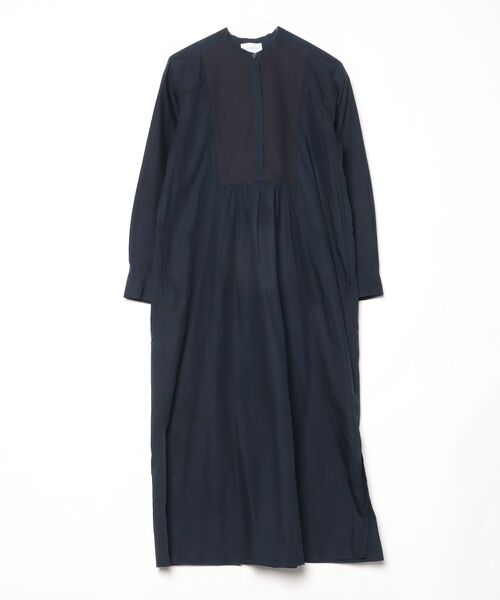 ネイビー 長袖 ひざ丈ワンピース 38 UNITED ARROWS（ユナイテッドアローズ） 長袖ワンピース 38 ネイビー