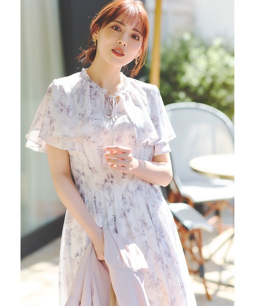 「LAISSE PASSE」 ノースリーブワンピース SMALL ライトピンク レディースの画像