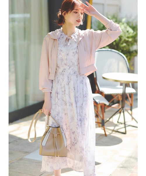 「LAISSE PASSE」 ノースリーブワンピース SMALL ライトピンク レディースの画像