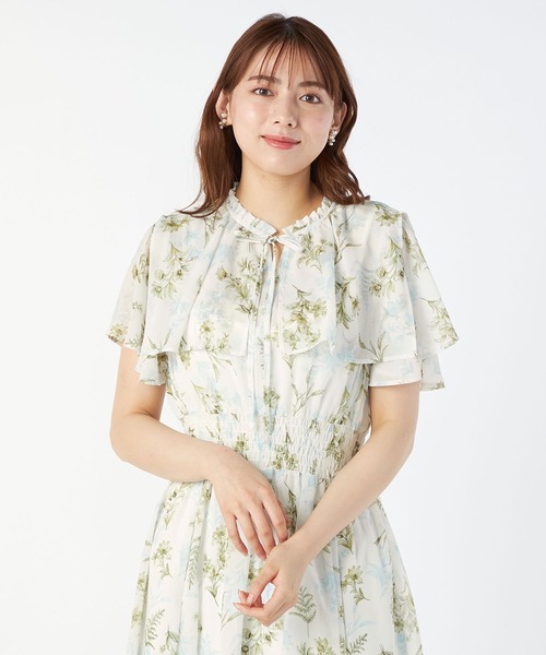 「LAISSE PASSE」 ノースリーブワンピース SMALL ライトピンク レディースの画像