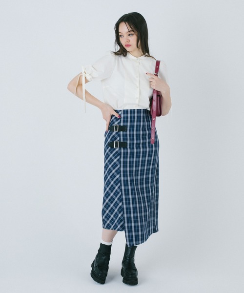 「TINA:JOJUN」 半袖シャツ M クリーム レディース_画像6