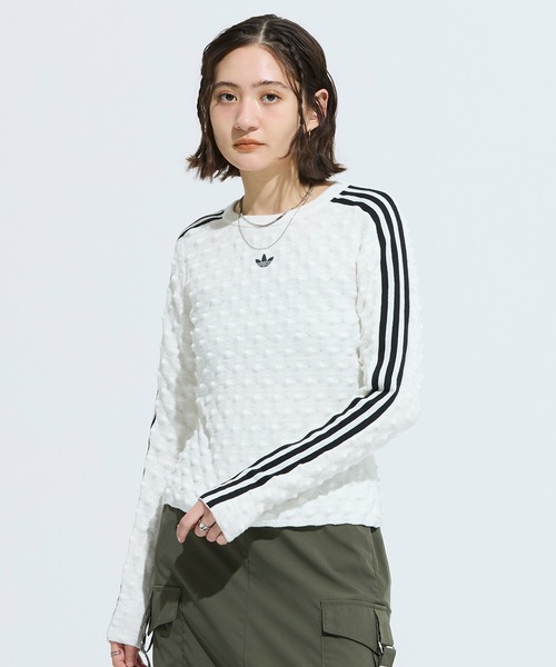 adidas  レディス　トレーナー adidas（アディダス） トレーナー スウェット レディース : ZOZOTOWN