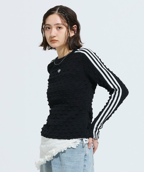 Adidas アディダスオリジナル　トレーナー　スウェットシャツ　ニット adidas（アディダス） トレーナー スウェット レディース : ZOZOTOWN