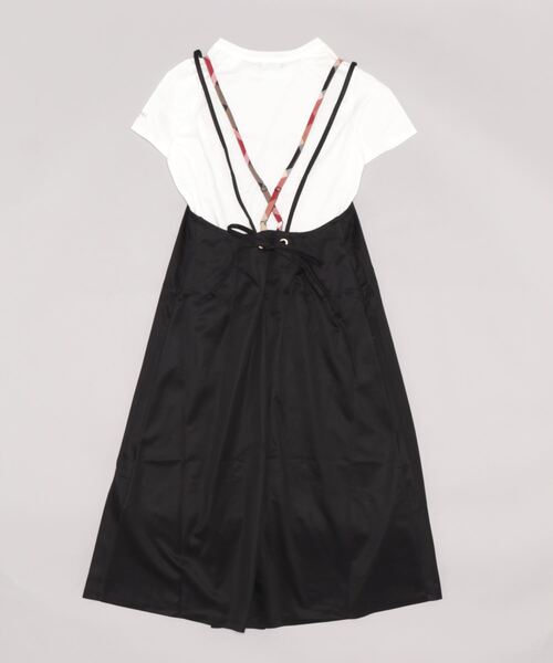 「BLUE LABEL CRESTBRIDGE」 ノースリーブワンピース 38 ダークネイビー レディースの画像