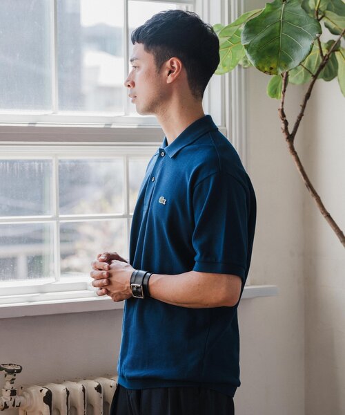 「LACOSTE」 半袖ポロシャツ 4 ホワイト メンズ_画像2