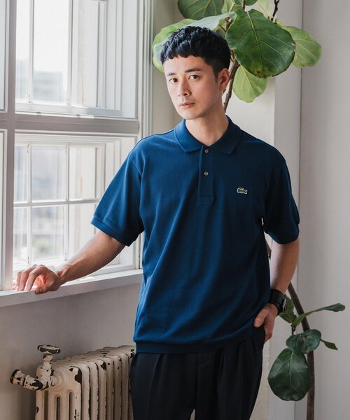 「LACOSTE」 半袖ポロシャツ 4 ホワイト メンズ_画像4