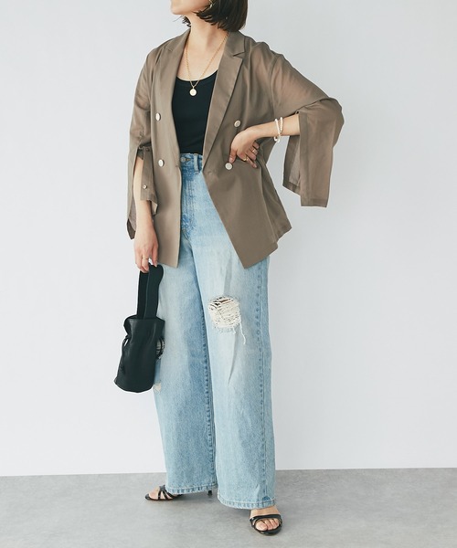 「RIVE DROITE」 ジャケット FREE カーキ レディース_画像6