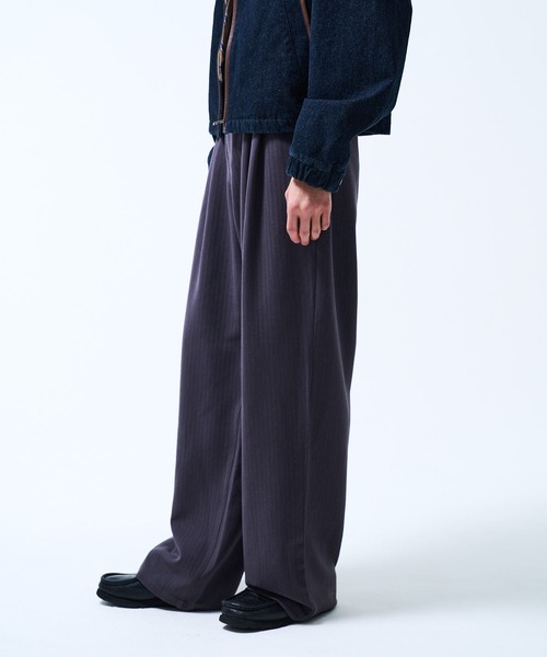 THE BOLDMAN スラックス 2tuck Wide Slacks / 2タックワイドスラックス THE BOLDMAN スラックス 2tuck Wide Slacks / 2タックワイドスラックス