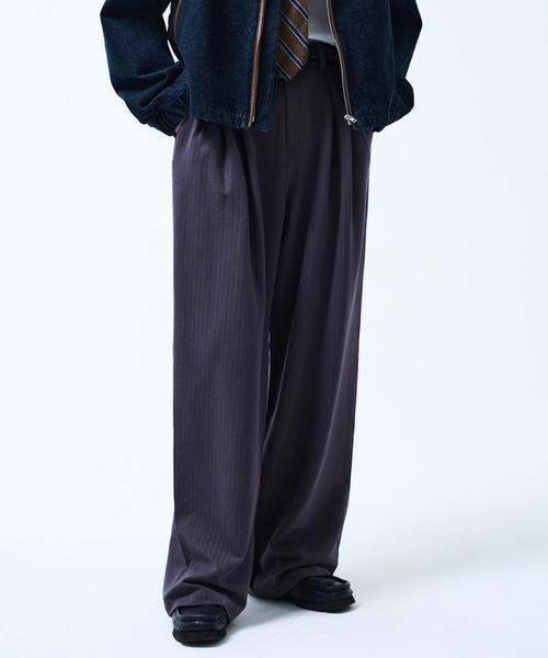 THE BOLDMAN スラックス 2tuck Wide Slacks / 2タックワイドスラックス