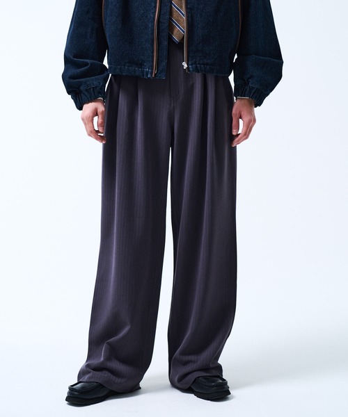 THE BOLDMAN ワイドパンツ スラックス 2tuck Wide Slacks / 2タック