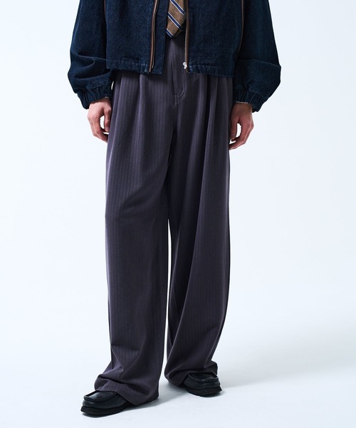 THE BOLDMAN スラックス 2tuck Wide Slacks / 2タックワイドスラックス
