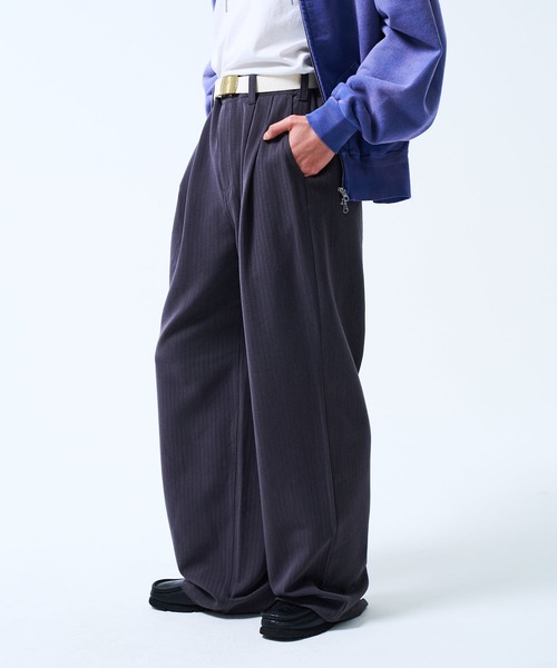 THE BOLDMAN ワイドパンツ スラックス 2tuck Wide Slacks / 2タック