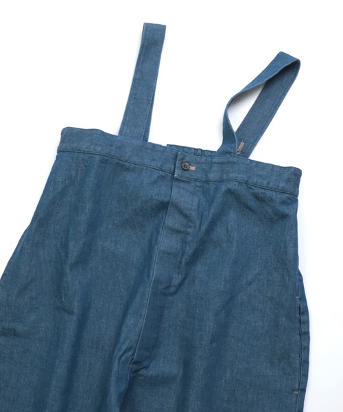 サロペット オーバーオール 「Yarmo」 10oz Denim High Rise Brace Trousers レディースの画像
