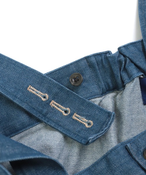 サロペット オーバーオール 「Yarmo」 10oz Denim High Rise Brace Trousers レディースの画像