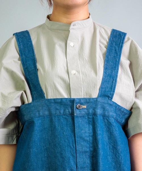 サロペット オーバーオール 「Yarmo」 10oz Denim High Rise Brace Trousers レディースの画像