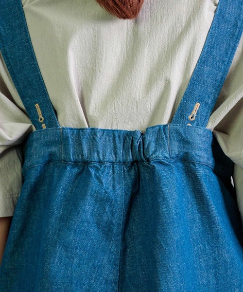 サロペット オーバーオール 「Yarmo」 10oz Denim High Rise Brace Trousers レディースの画像