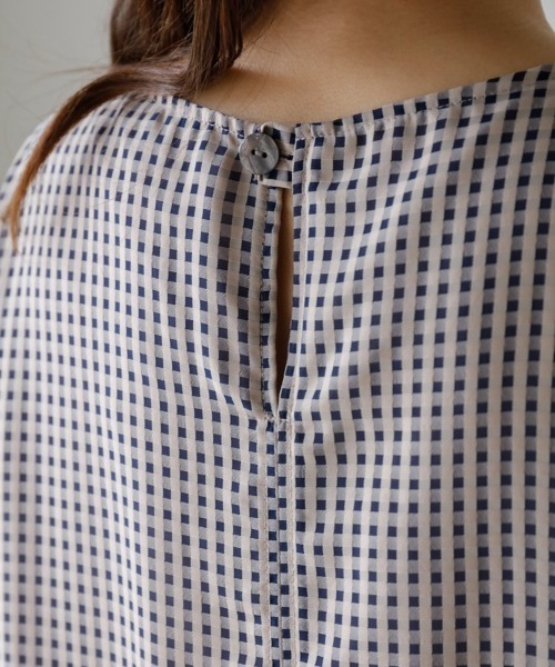 「M.deux」 ノースリーブワンピース MEDIUM オレンジ レディース_画像8
