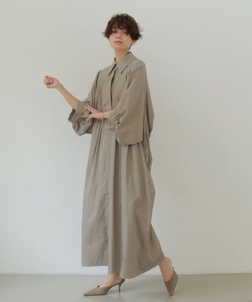 ETRE TOKYO（エトレトウキョウ） 長袖ワンピース FREE ブラック