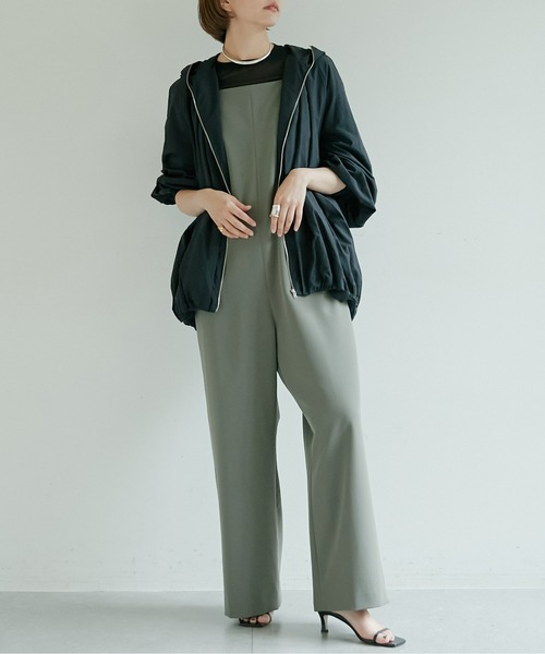 「GALLARDAGALANTE」 ナイロンブルゾン FREE チャコールグレー レディース_画像5