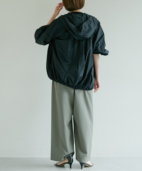 「GALLARDAGALANTE」 ナイロンブルゾン FREE チャコールグレー レディース_画像6