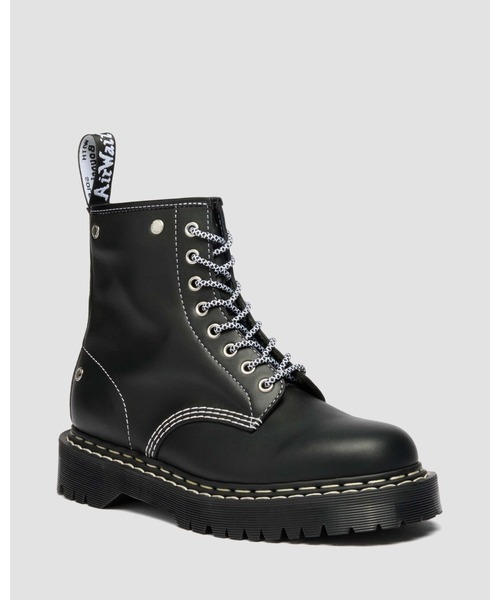 限定ドクターマーチン1460ダブルステッチ レザーブーツUK6 美品 Dr.Martens（ドクターマーチン） ブーツ 1460 BEX ホワイトダブル