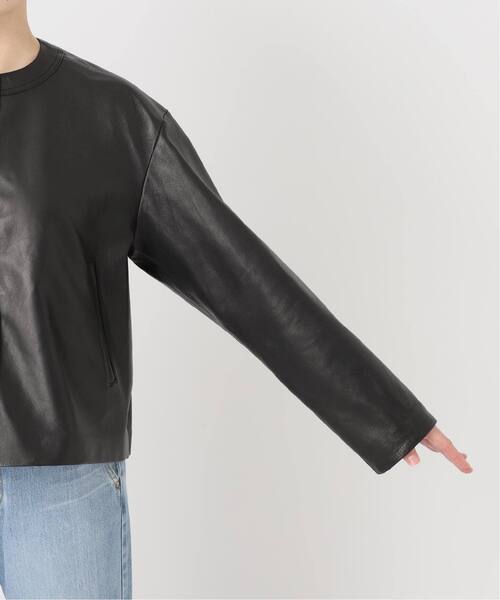 IENA（イエナ） レザージャケット ライダース 「追加」シープクルー