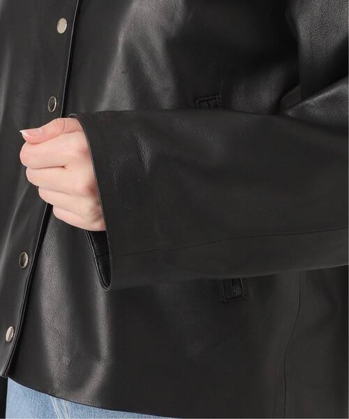 IENA（イエナ） レザージャケット ライダース 「追加」シープクルー