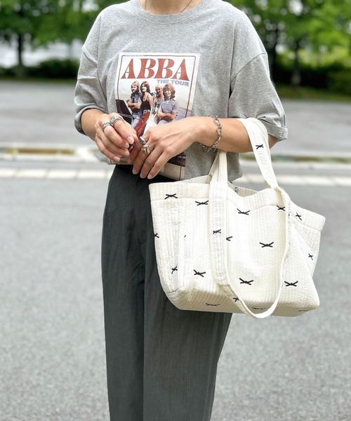 「florist」 2WAYバッグ M ブラック レディース_画像8