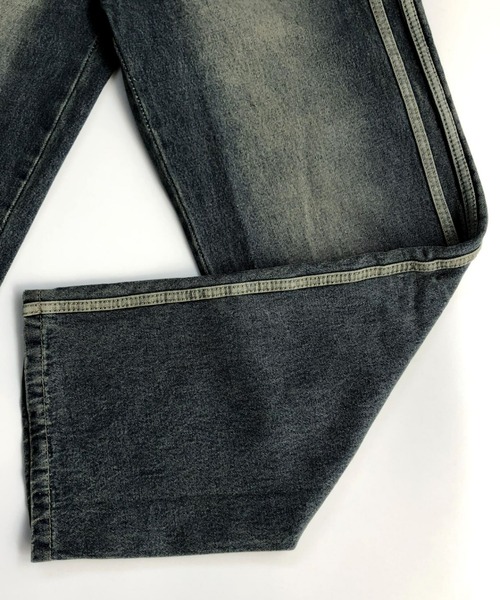 「CANVAS+」 デニムパンツ L ブルー レディース_画像2