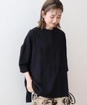 ブラウス シャツ 半袖 「WEB限定」接触冷感...の詳細画像1