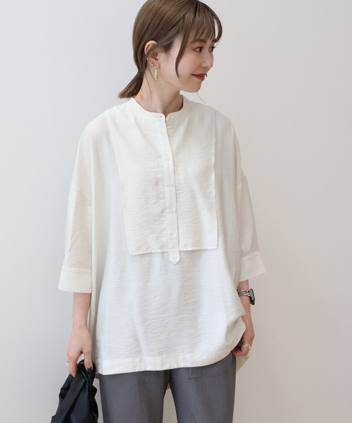 AMERI チュニック Ameri（アメリ）の「GATHER TUNIC BLOUSE（シャツ/ブラウス）」 - WEAR