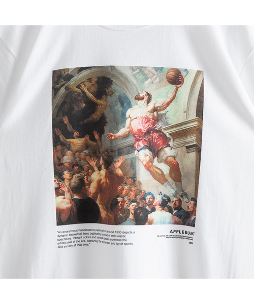 「APPLEBUM」 半袖Tシャツ MEDIUM ホワイト メンズ_画像3