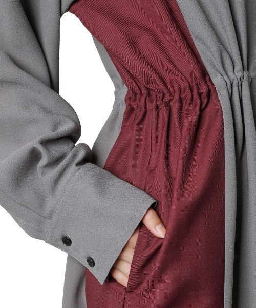 「LE CIEL BLEU」 長袖ワンピース 36 オレンジ レディース_画像2